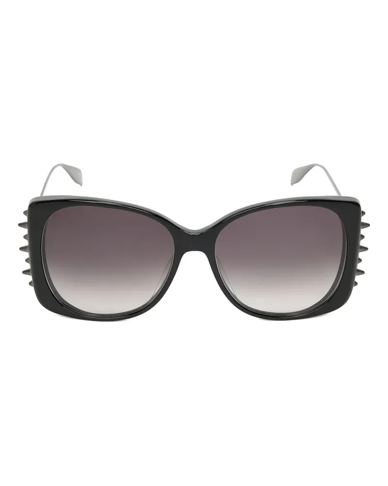 Alexander McQueen oversized-frame sunglasses - Schwarz Schwarz