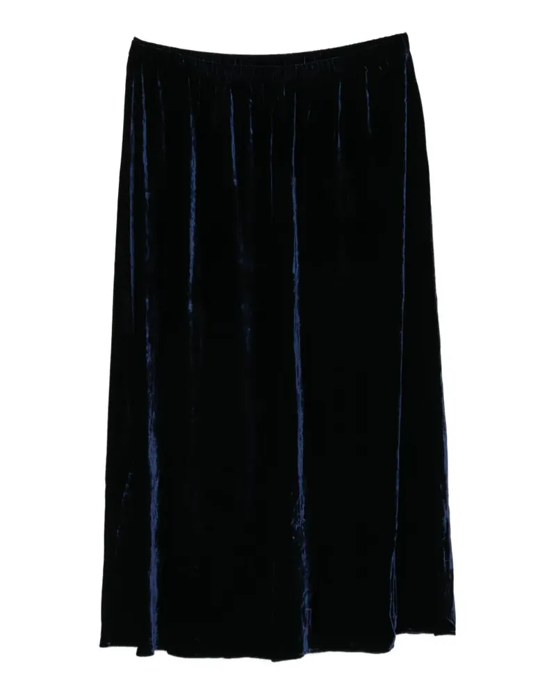 Eileen Fisher Maxirock aus Samt - Blau Blau
