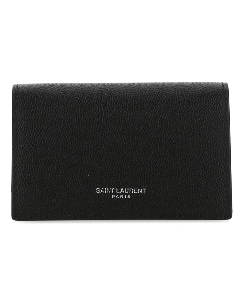 Saint Laurent Paris' Kartenetui - Schwarz Schwarz