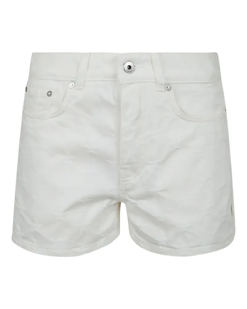 OFF-WHITE Star Jacq Doll Jeans-Shorts - Weiß Weiß