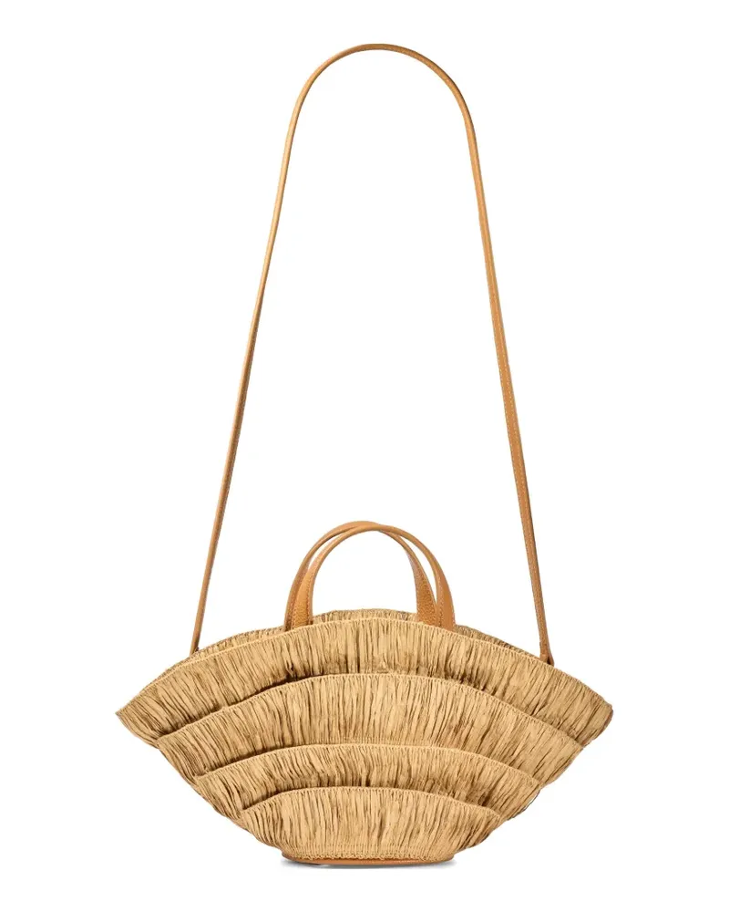 Simon Miller mini Fan mercado bag - Nude Nude