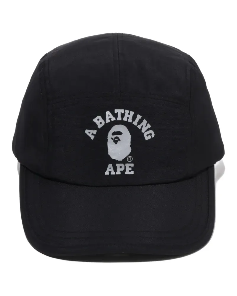 BAPE logo cap - Schwarz Schwarz