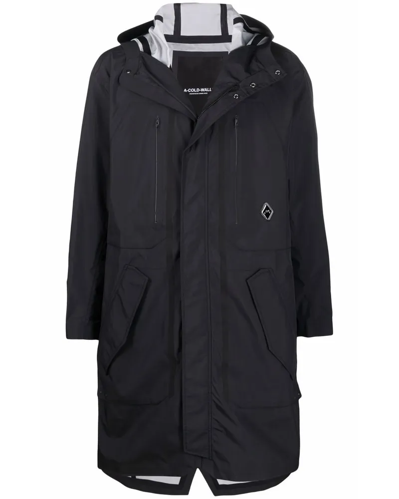 ACW* System Parka mit Logo-Print Schwarz