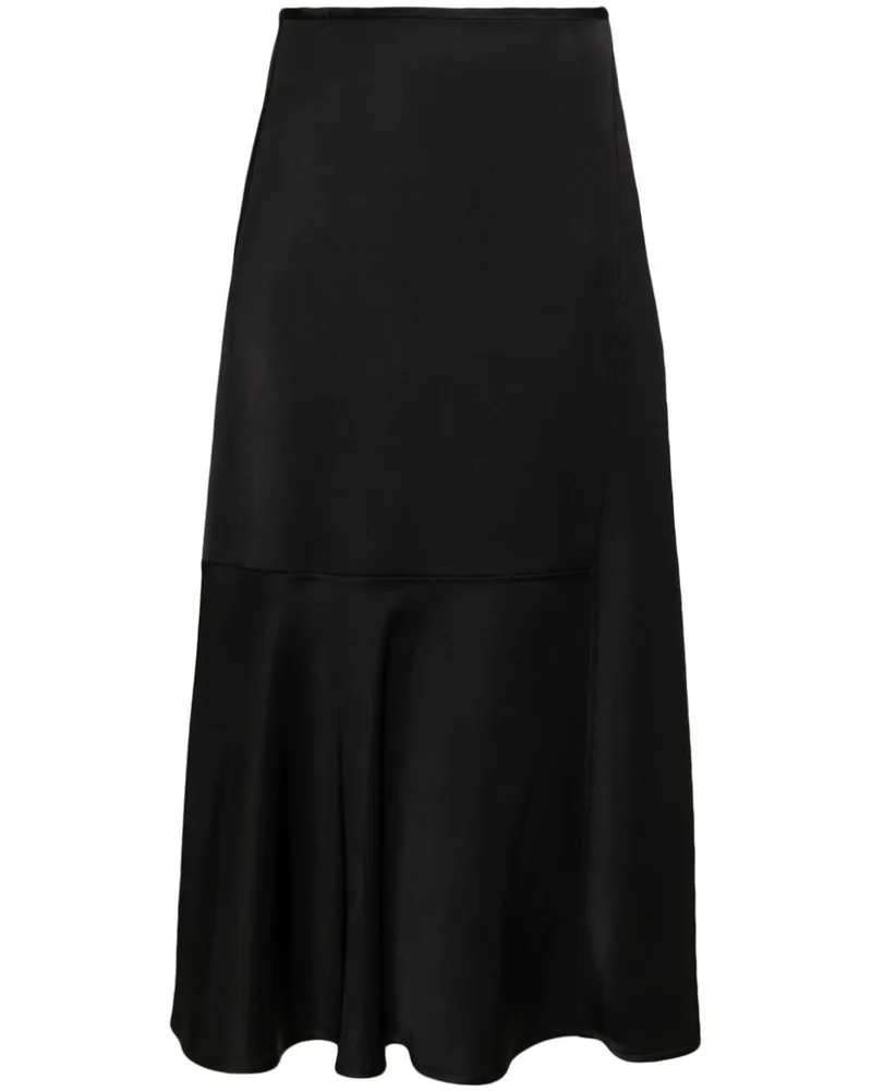 Jil Sander Taillenrock mit Einsätzen - Schwarz Schwarz