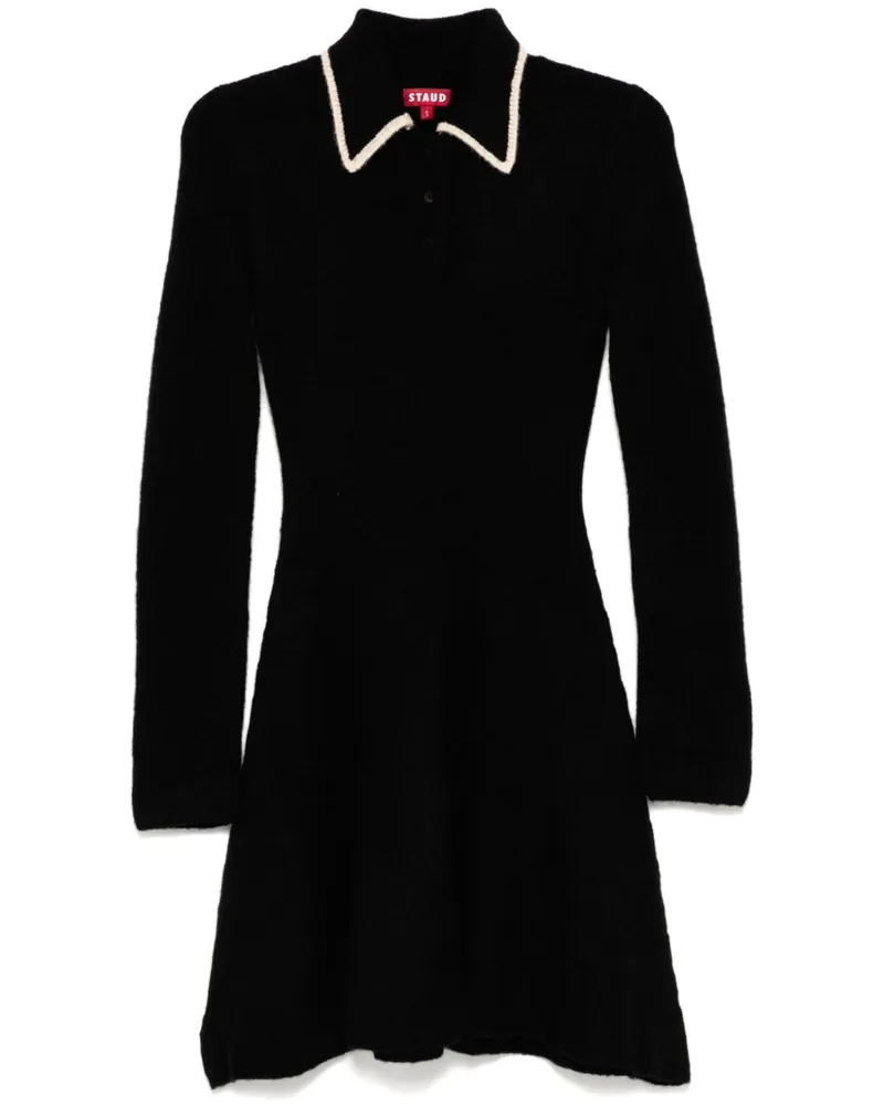 STAUD Dujour Kleid - Schwarz Schwarz
