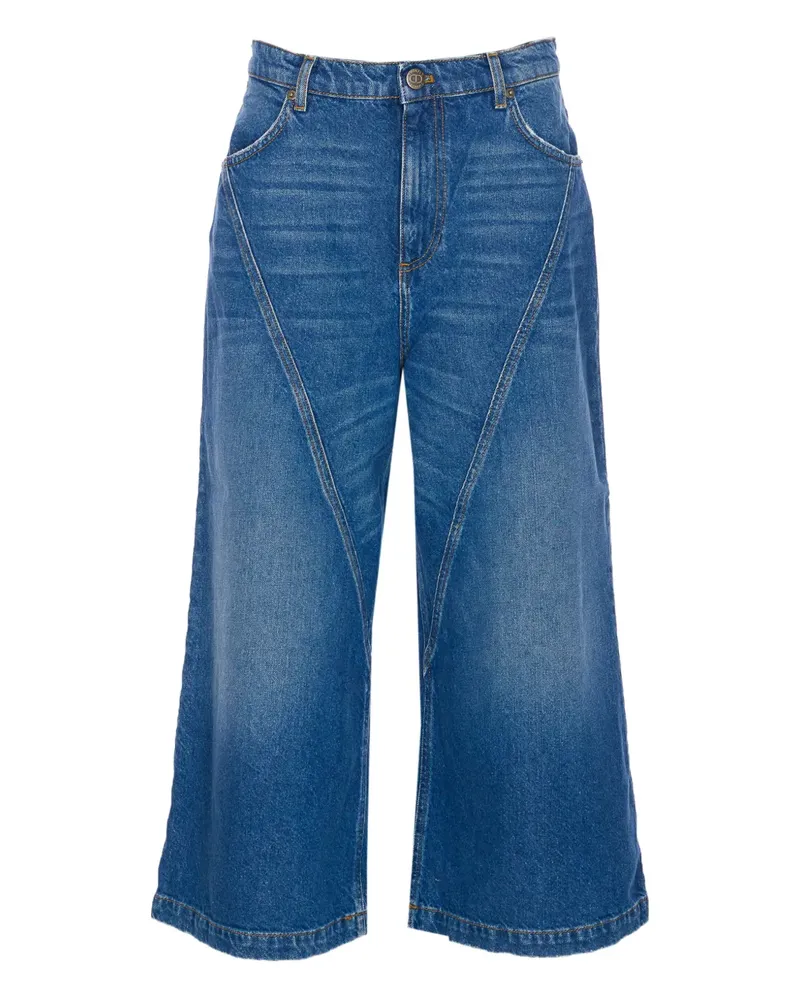 Twin-Set Jeans mit Nahtfach - Blau Blau