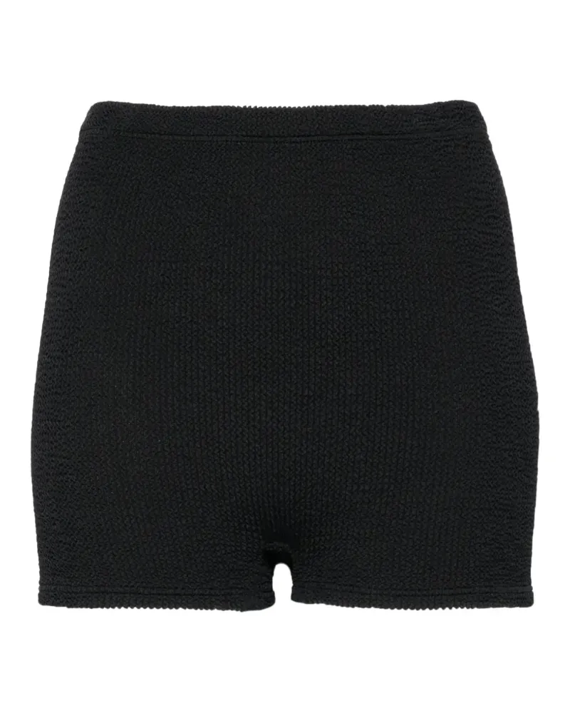 Hunza G seersucker bikini bottoms - Schwarz Schwarz