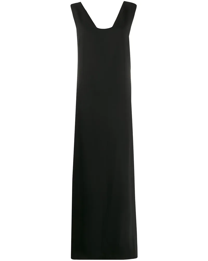 P.A.R.O.S.H. Kleid mit rundem Ausschnitt - Schwarz Schwarz