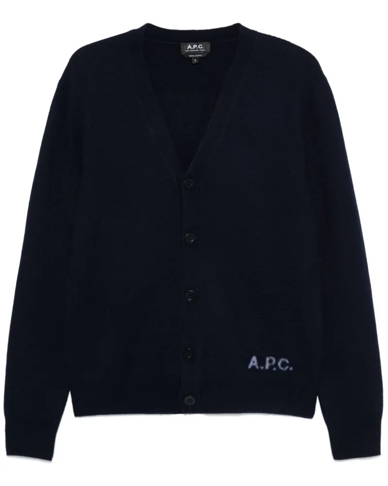 A.P.C. Kenny Cardigan - Blau Blau