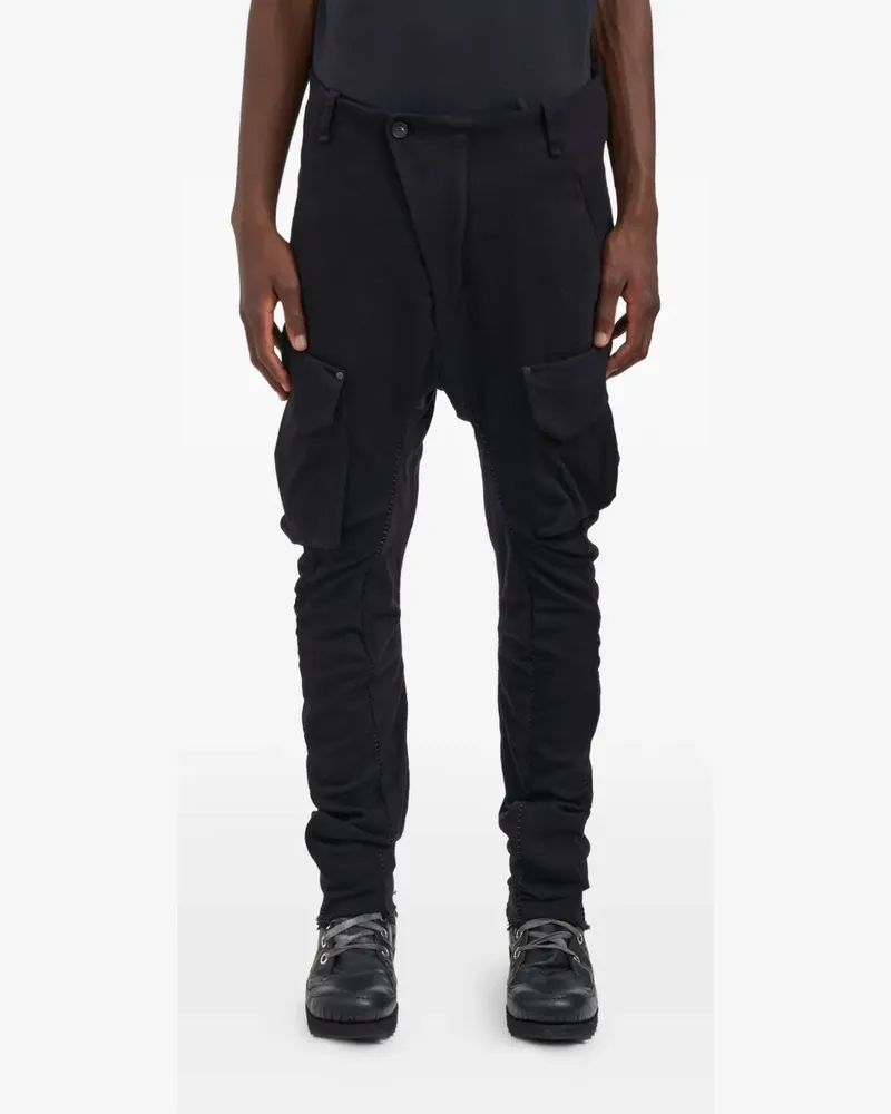 Masnada wool cargo trousers - Schwarz Schwarz