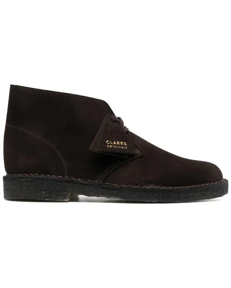 Clarks Schnürstiefel aus Wildleder - Braun Braun