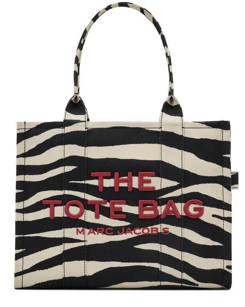 Marc Jacobs Shopper mit Zebra-Print - Schwarz Schwarz