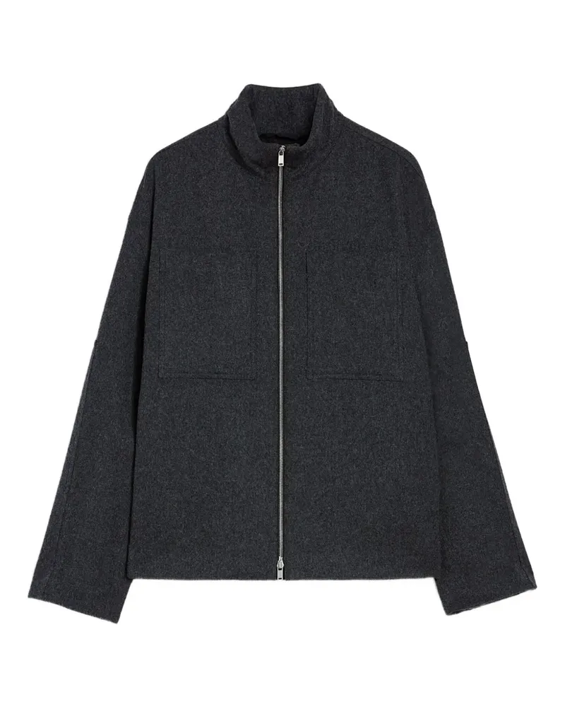 Jil Sander Jacke aus Filz - Grau Grau
