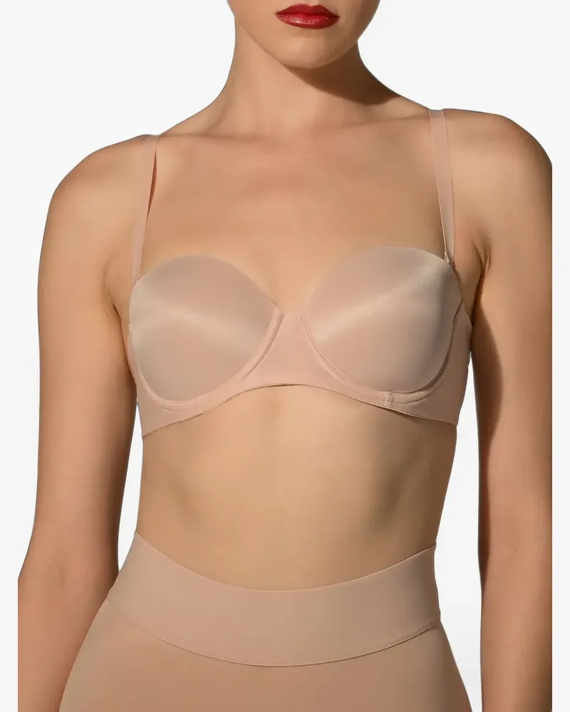 Wolford sheer touch bandeau bra - Rosa Rosa