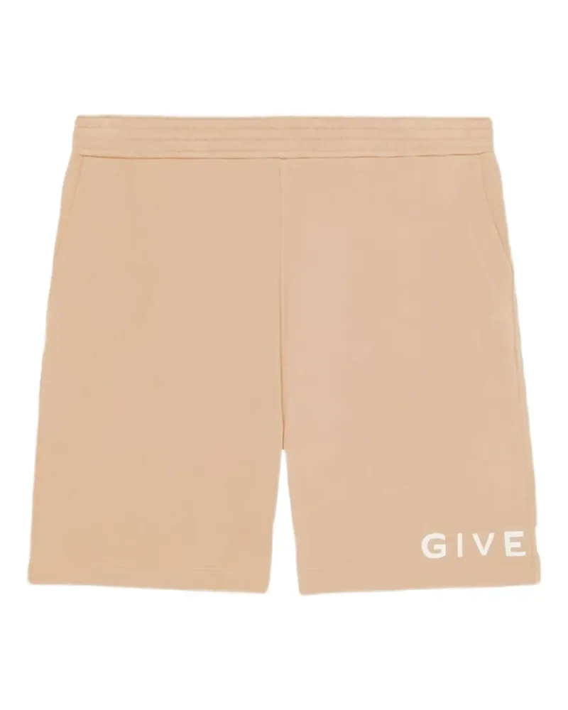 Givenchy Stretchbund-Shorts mit Logo-Stickerei - 280 BEIGE 280
