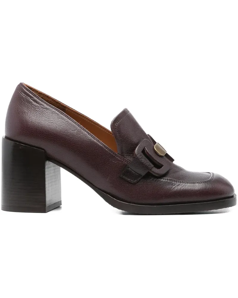Chie Mihara Mules mit Blockabsatz 75mm - Rot Rot