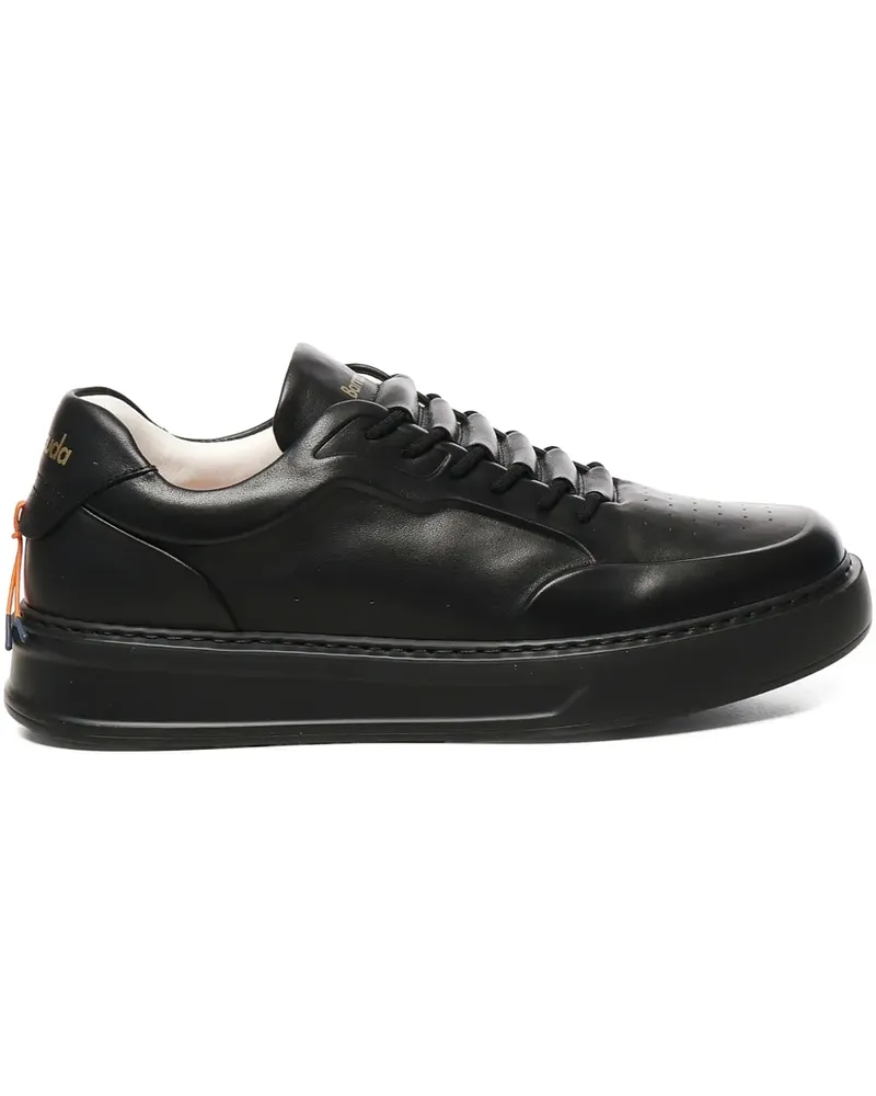 Baracuta Sneakers mit Schnürung - Schwarz Schwarz