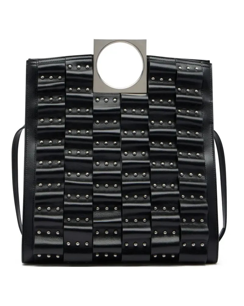 Bally Anni Tote Bag mit Nieten - Schwarz Schwarz
