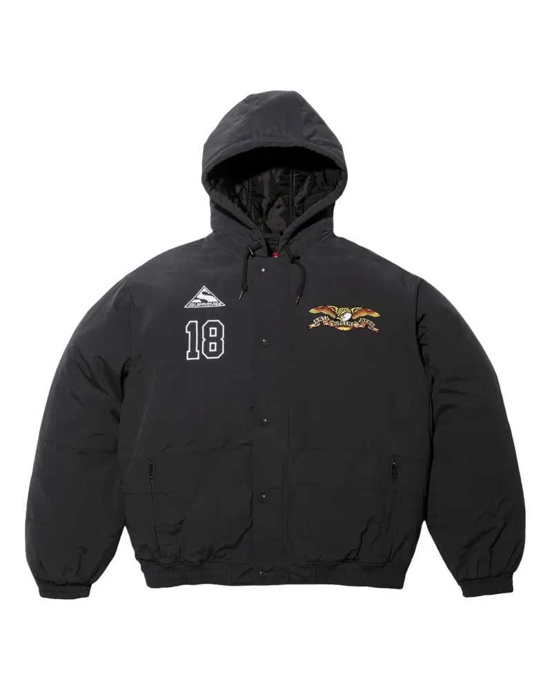 Supreme Being ANTIHERO® Stadium Kapuzenjacke - Schwarz Schwarz