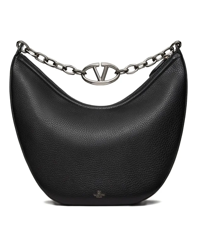 Valentino Garavani Mittelgroße VLogo Moon Tasche - Schwarz Schwarz