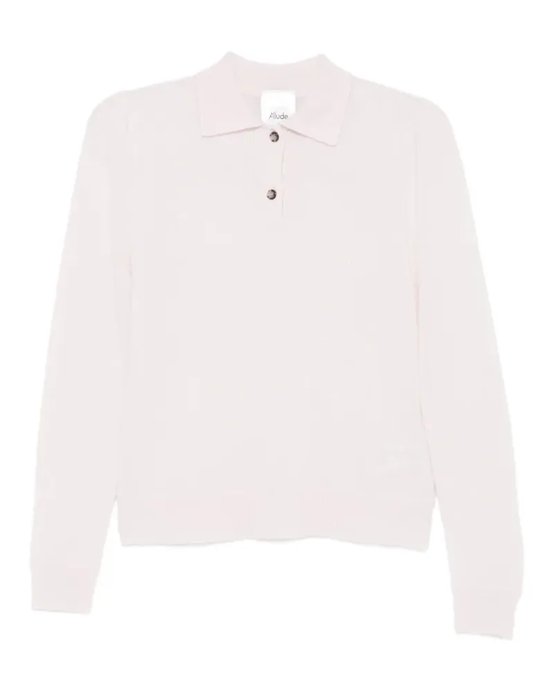 ALLUDE Top mit Knöpfen - Rosa Rosa