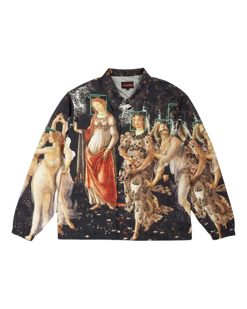 PLEASURES long-sleeve button-fastening jacket - Schwarz Schwarz