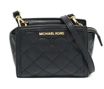 Mini Umhängetasche mit Steppung - Schwarz