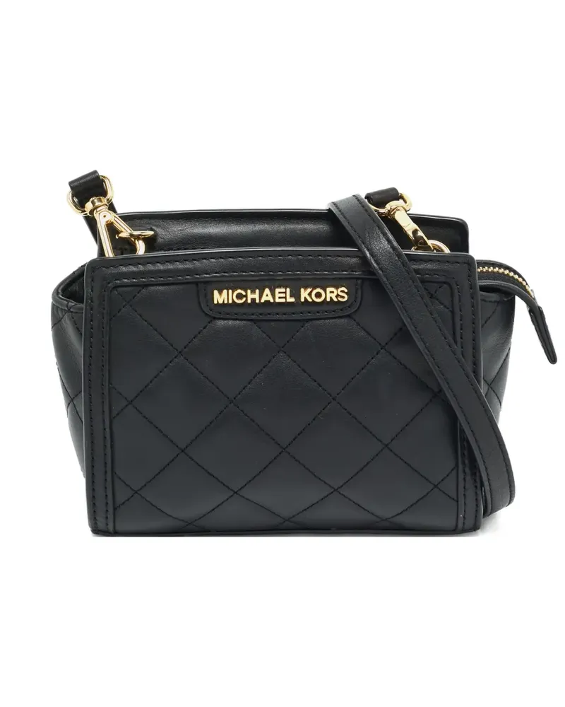 Michael Kors Mini Umhängetasche mit Steppung - Schwarz Schwarz