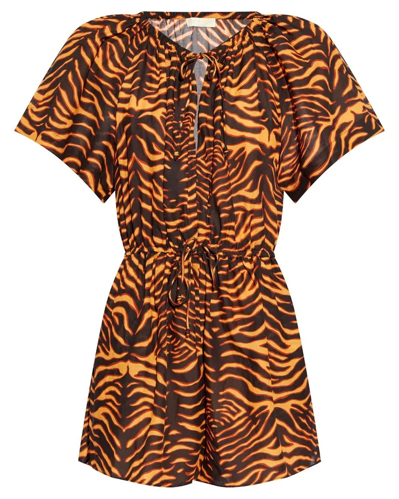Ulla Johnson Jumpsuit mit Tiger-Print - Braun Braun
