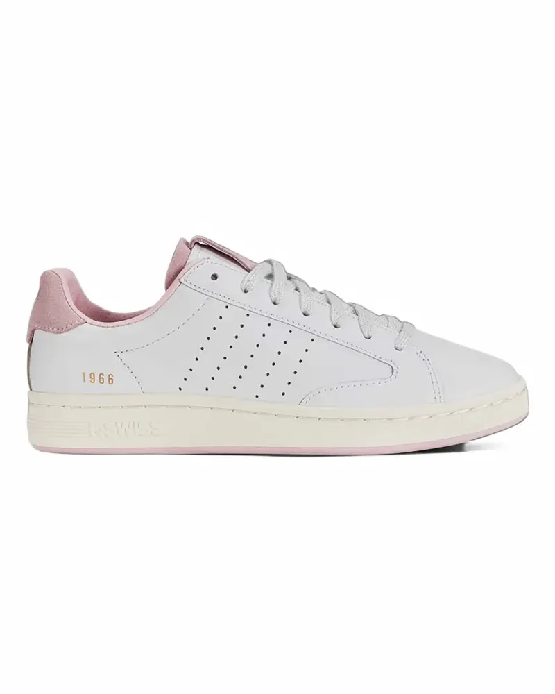 K-Swiss Lozan Klub Sneakers mit perforiertem Detail - Weiß Weiß