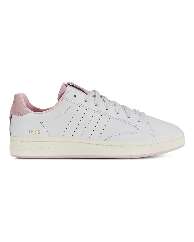 K-Swiss Lozan Klub Sneakers mit perforiertem Detail - Weiß Weiß