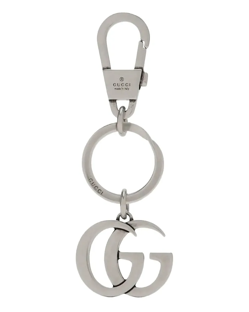 Gucci Schlüsselanhänger mit GG - Silber Silber