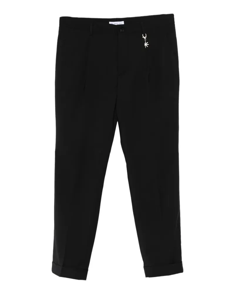 Manuel Ritz Hose mit Bündchen - Schwarz Schwarz