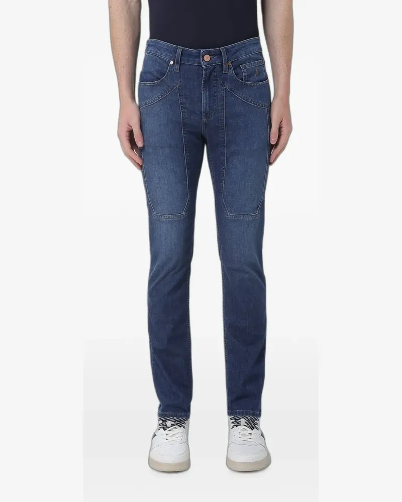 Jeckerson skinny-fit paneled jeans - Blau Blau