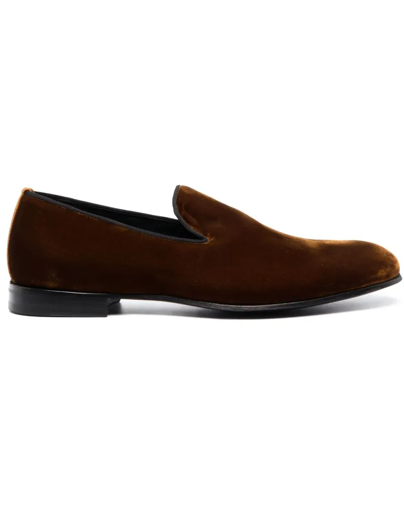 D4.0 Fodera Loafer aus Samt - Nude Nude