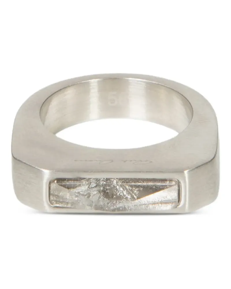 DRKSHDW by Rick Owens Pyramid Ring - Silber Silber