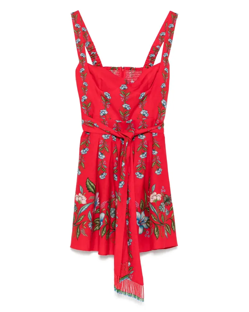 FARM Rio Sweet Bloom Bouquet Minikleid - Rot Rot