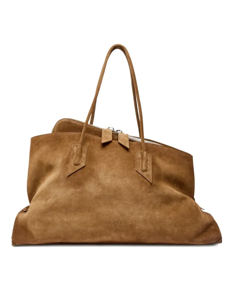 ATTICO medium La Passeggiata tote bag - Braun Braun