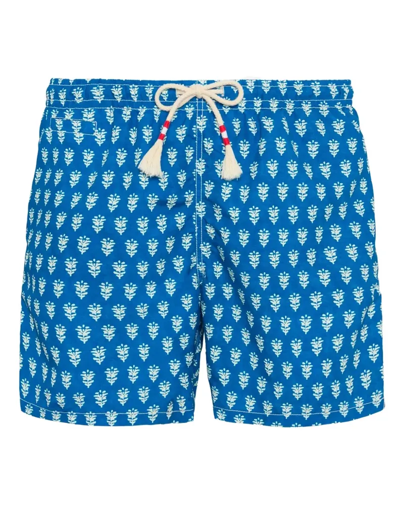 MC2 Saint Barth Caprese Badeshorts mit Print - Blau Blau
