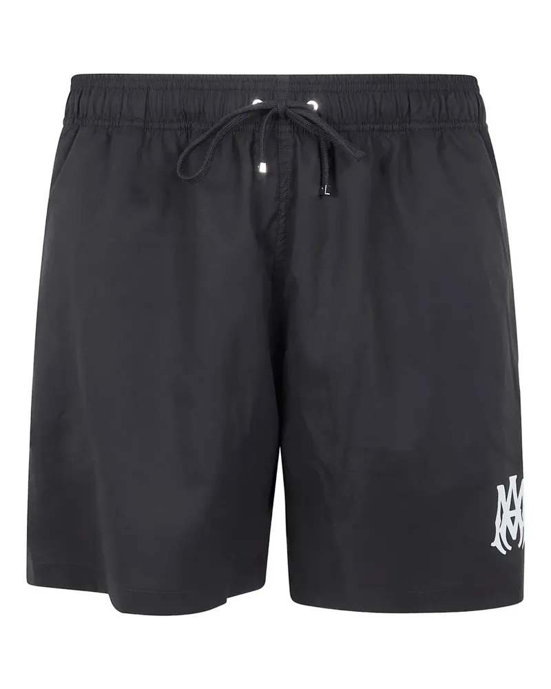 Amiri logo swim shorts - Schwarz Schwarz