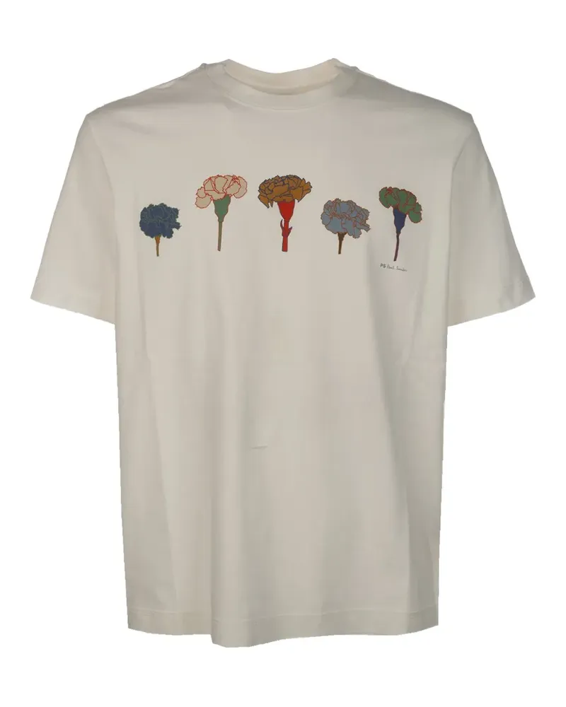 Paul Smith graphic-print T-shirt - Weiß Weiß
