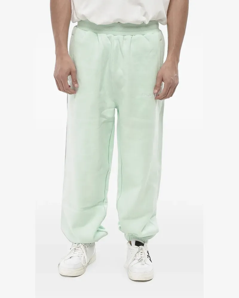 AWAKE NY logo-embroidered track pants - Grün Grün