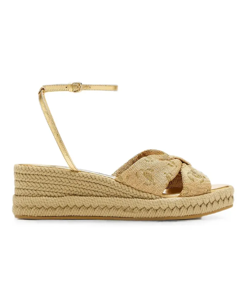 Jimmy Choo Aella wedge sandals - Gold Gold