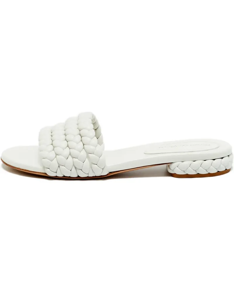 Gianvito Rossi Geflochtene Sandalen - Weiß Weiß