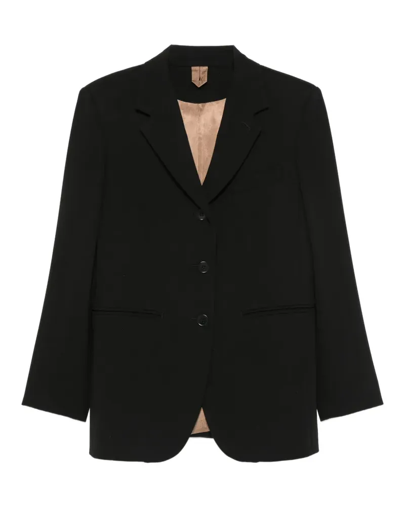 Max Mara Einreihiger Lampada Blazer - Schwarz Schwarz