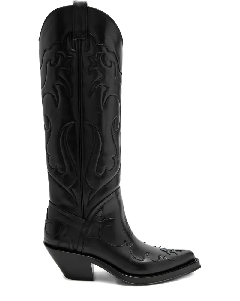 Gabriela Hearst 50mm Capitana cowboy boots - Schwarz Schwarz