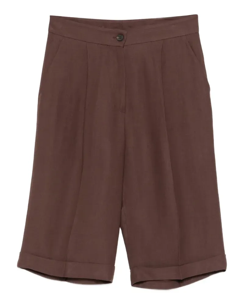 Antonelli Firenze pleated shorts - Braun Braun