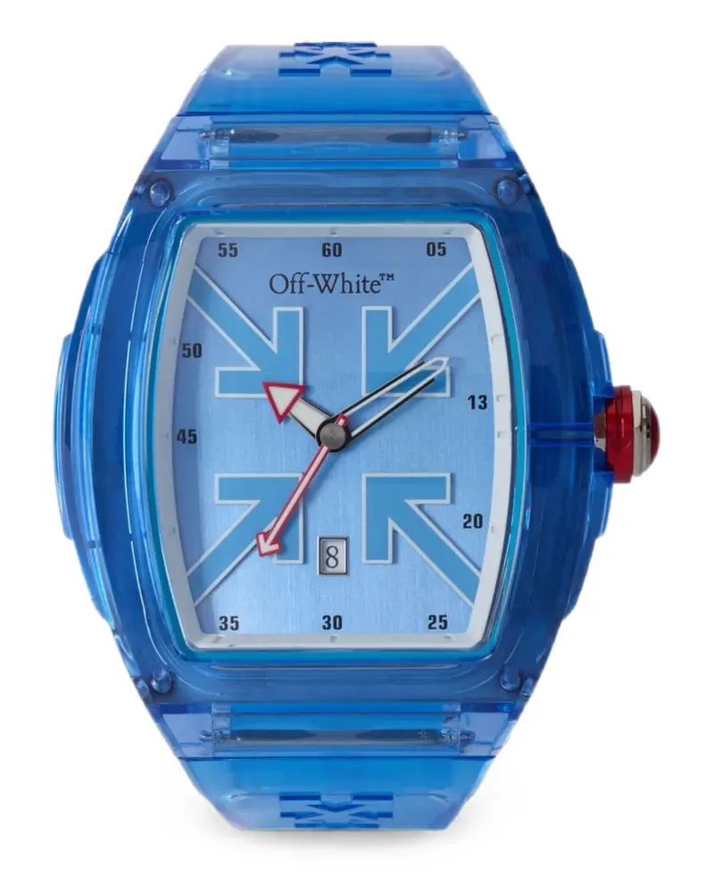 OFF-WHITE Beat Tonneau Armbanduhr 51,5mm - Blau Blau