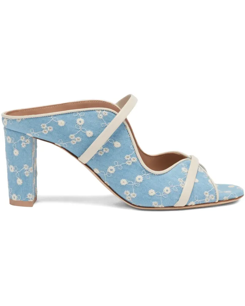 Malone Souliers Norah Sandalen mit Blumen-Print - Blau Blau