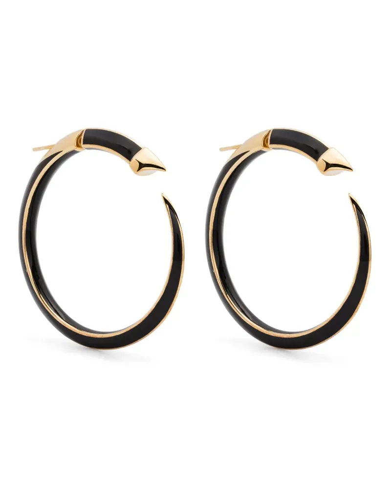 Shaun Leane large Sabre Solis hoop earrings - Gold Gold